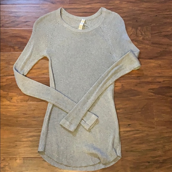 Lululemon grey soft knit tunic sweater